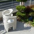 Fotel ogrodowy - minimalistyczny