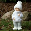 Chłopiec w śniegowym sweterku 48cm