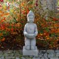 Rzeźba Klęczący Budda z miską