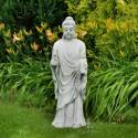 Buddha in piedi vestito di vesti 91 cm