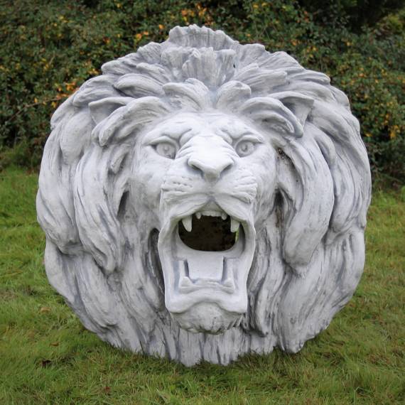 Płaskorzeźba Duży lew z grzywą 