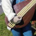 Figure Bard with mandolin