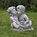 Children kiss