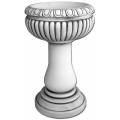 Large grooved vase on the column