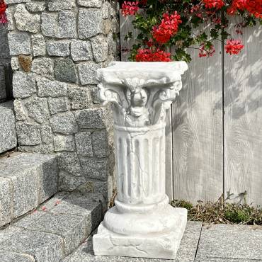 Corinthian column antiqued 62 cm