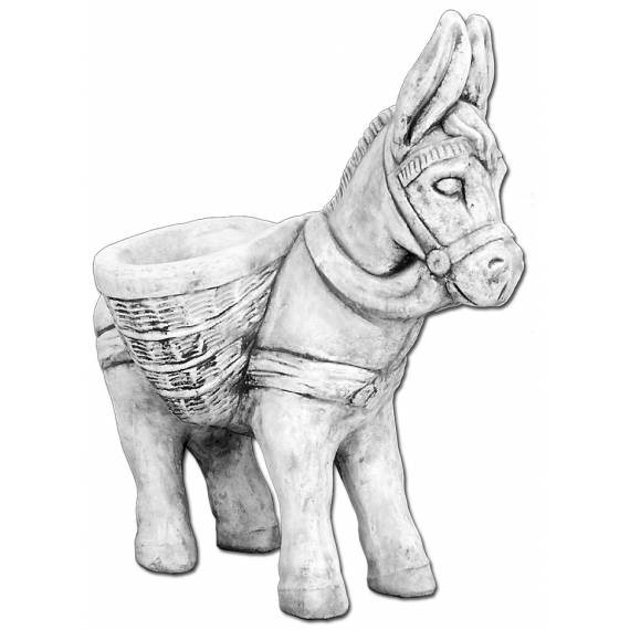 Donkey with a basket - large