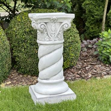 Curly column with acanthus, 70 cm